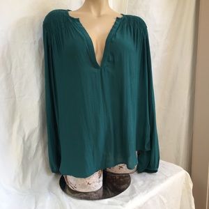 RO & DE teal smock tunic